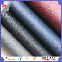 more images of 2017 latest encryption warp knitting litchi pvc leather for shoes