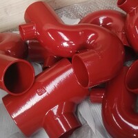 more images of DIN19522 /EN877/BS EN877/ISO6594 Cast Iron Drainage Pipe Fittings