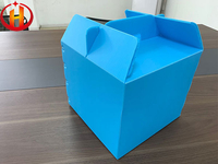 more images of Good Hardness Reusable Coroplast Boxes Customized Color