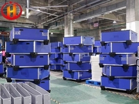 Custom Reusable Corrugated Plastic Shipping Boxes Flat Surface