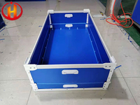 Foldable Smooth Surface plastic corrugated foldable boxes