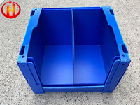 more images of Flat Foldable Correx Corrugated Plastic Box With Dividers Reusable