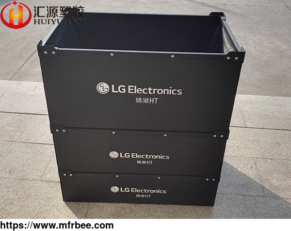 iso9001_1900gsm_stackable_black_esd_corrugated_box