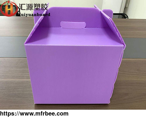 purple_reusable_corrugated_plastic_boxes_for_packaging_gifts