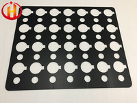 more images of Anti Fire Black Corrugated Plastic Layer Pads With Holes