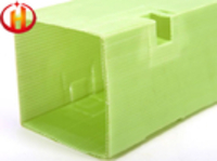 more images of Anti UV Square Corflute Plant Guards Fireproof Light Green