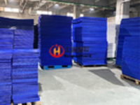 more images of Eco Friendly Blue Round Corrugated Plastic Tree Wrap