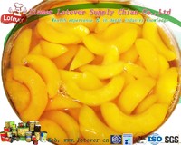 canned yellow peach slices