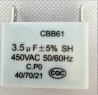 Metallized Polypropylene Film Capacitor/Cbb61