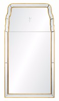 Etching star devorative wall mirror with gold leafing for livingroom/bathroom/dining room