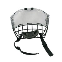 Thicken Polycarbonate With Steel Combo Ice Hockey face Mask Helmet Cage shield