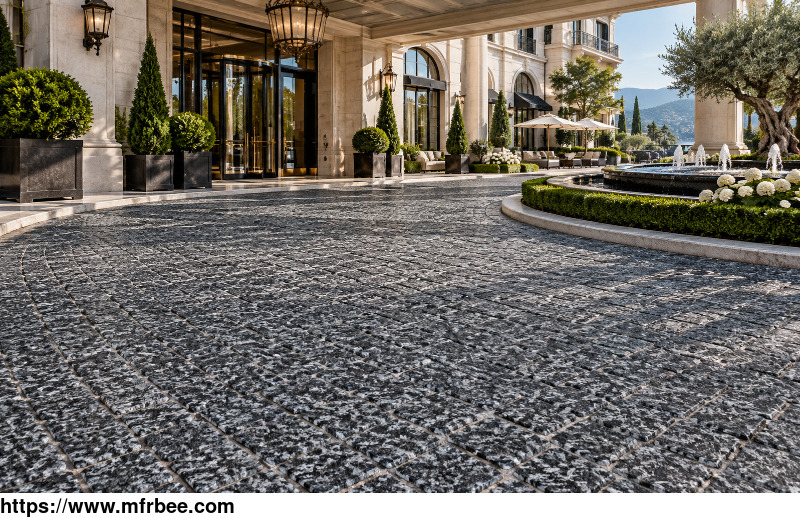Premium Blue Grey Granite Cobblestones – Deep Sapphire