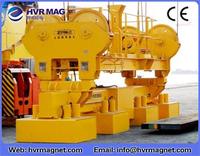 Electro permanent lifting magnets for lifting steel slabs