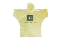 more images of R-1095 YELLOW PE DISPOSABLE RAIN LIGHTWEIGHT WATERPROOF JACKET