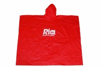 more images of R-1020A RED PVC VINYL RAIN MENS PONCHO RAINCOAT