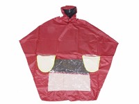 more images of R-1020A-PL-3 RED POLYESTER MOTORCYCLE RAIN GEAR RAIN PONCHO RAINCOAT