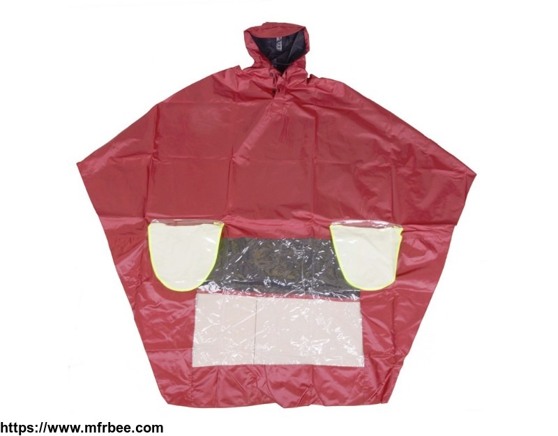 r_1020a_pl_3_red_polyester_motorcycle_rain_gear