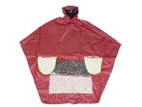 R-1020A-PL-3 RED POLYESTER MOTORCYCLE RAIN GEAR