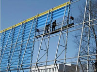 Windbreak panel wall design and installation steps