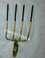 more images of 1003101  diamond tines forging spading digging mining forks