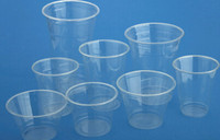 transparent plastic cups with lids PET Transparent Cup