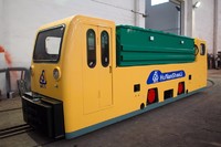 more images of High Speed Double Cabs Electric Fuel Type Explosion proof locomotive 12 Tons,