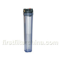 more images of 20" Slim Line Water Filter Housing Clear