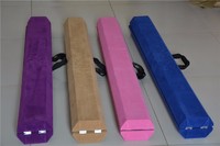 Gymnastics training Floor Balance Beam with Tapped out base and Carry Handle