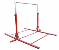 Super stable adjustable kids training gymnastic horizontal bar-high level