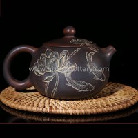 Chinese Nixing Xishi Pottery Pure Handmade Teapot Family Tea Ware Master Tea Pot