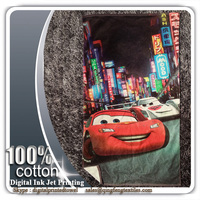 2015 hot sales cotton reactive printed beach towel