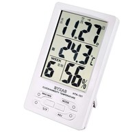 BYXAS Digital Thermo-Humidity Meter With Clock, Ca