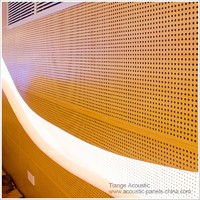 more images of 2016 Hot sale perforated decorative sound absorption mdf wood panels