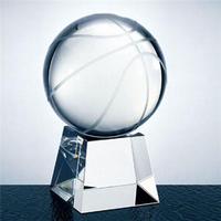 Crystal Basketball Trophy