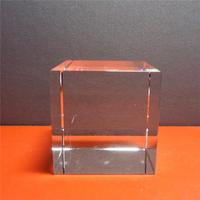 Blank Glass Cube