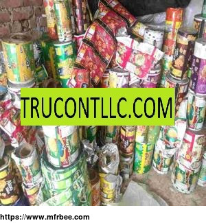 BOPP Printed Rolls Scrap Supplier, BOPP Film Roll Scrap for Sale