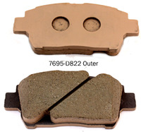 more images of Auto mobile parts A-634WK brake pad for TOYOTA Corolla Prius Yaris brake pad manufacturer