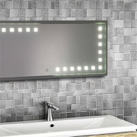 more images of Aluminium Bathroom LED Light Mirror (GS015)