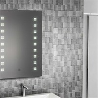more images of Aluminium Bathroom LED Light Mirror (GS014)