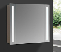Aluminium Bathroom LED Light Mirror (A-8008)