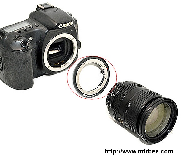 lens_mount_adapter_for_nikon_f_mount_lens_on_canon_eos_camera_body