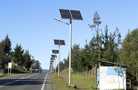 more images of Split Solar Street Lights Project for Roadway in South Africa
