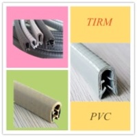 Trim, Edge guard, PVC Steel rubber seal for door