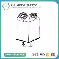 2 Loops PP Woven Ton Bag for Transporting Mining