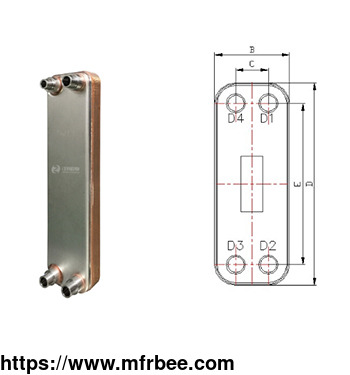 BPHE Model ZL20A (Brazed Plate Heat Exchanger)