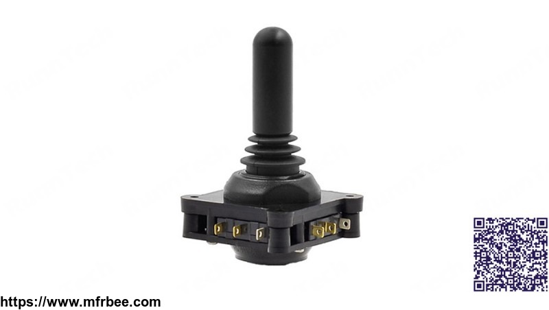 runntech_dual_axes_cross_limiter_fitted_switch_joystick_with_bushing_or_screw_mount