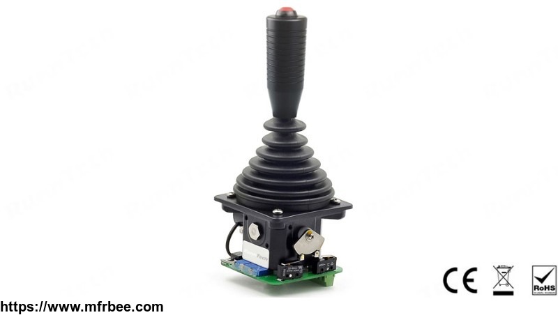runntech_dual_axis_4ma_to_20ma_output_joystick_for_proportional_hydraulic_control