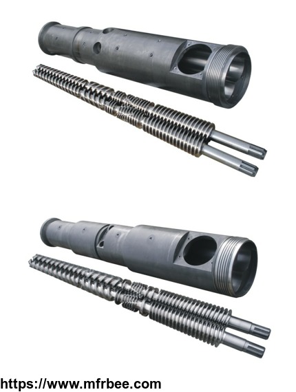 conical_twin_screw_and_barrel_for_pvc_profiles