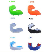 more images of Colourful deluxe double colour boxing mouth guard ,football gum shield