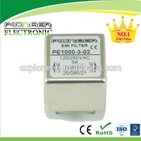 3A 120/250VAC PE1000-3-02 PCB electrical line passive filter